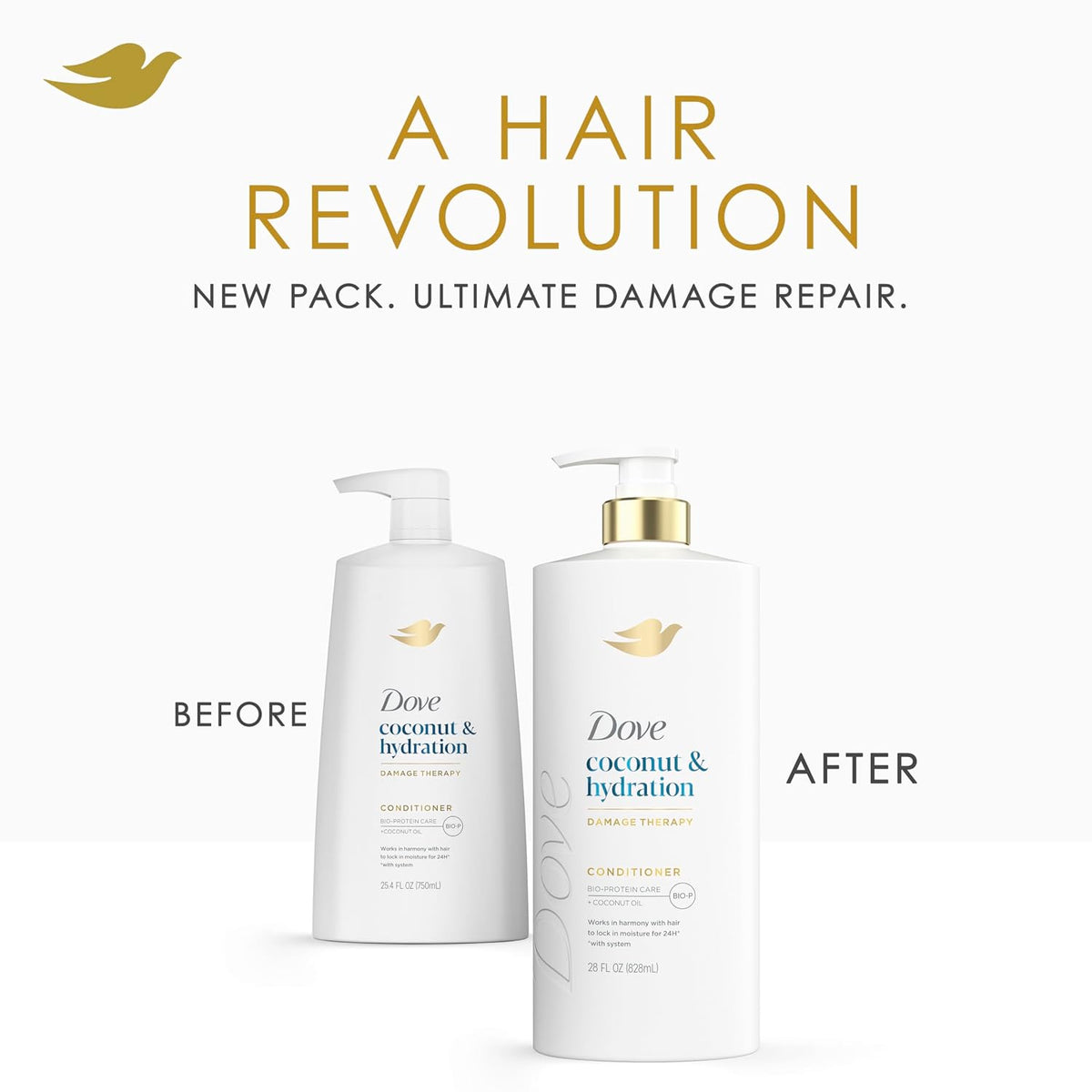 Conditioner Coconut & Hydration for Dry Hair Care, 28 Fl Oz
