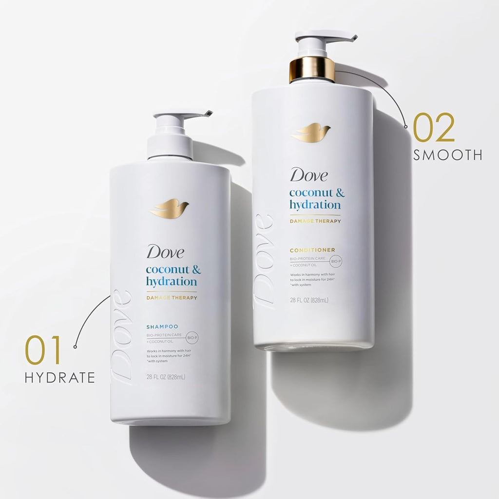 Conditioner Coconut & Hydration for Dry Hair Care, 28 Fl Oz